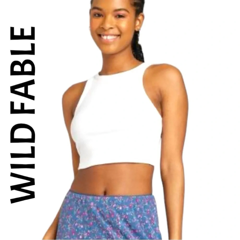 Wild Fable White Crop Top​
